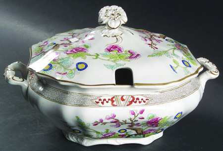 Indian Tree (Scalloped) Tureen &  Lid