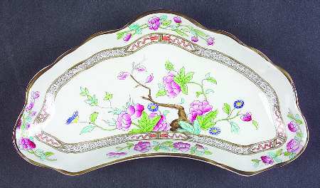 Indian Tree (Scalloped) Bone Dish