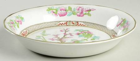 Indian Tree (Scalloped) Coupe Soup Bowl