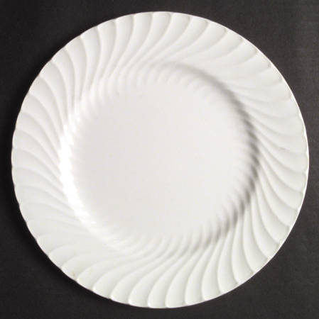 Queen's White Dinner Plate