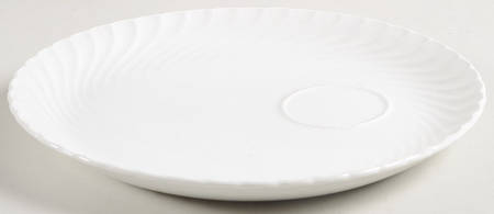 Queen's White Snack Plate