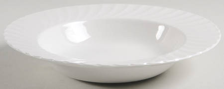 Queen's White Rim Soup Bowl