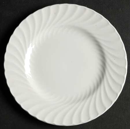 Queen's White Bread & Butter Plate