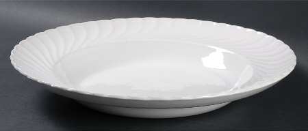 Queen's White 13" Pasta Serving Bowl