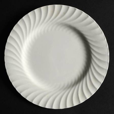 Queen's White Salad Plate