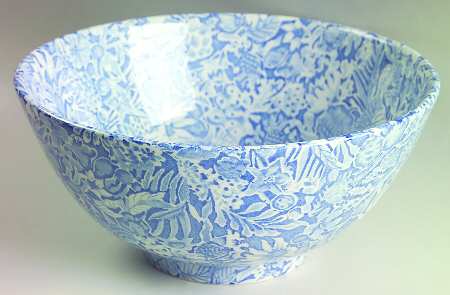 Scilla Blue 10" Large Salad Serving Bowl