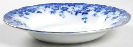 Vermont (Flow Blue) Rim Soup Bowl