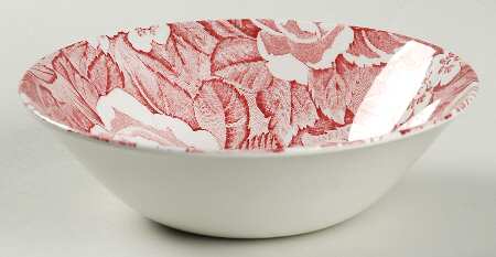 Victorian Chintz Pink Coupe Cereal Bowl