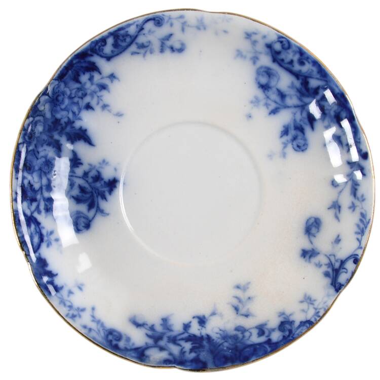 Windflower (Flow Blue) Saucer