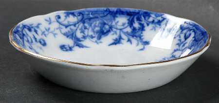 Windflower (Flow Blue) Fruit/Dessert (Sauce) Bowl
