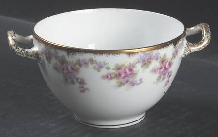 Bridal Wreath Flat Bouillon Cup & Saucer