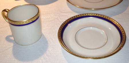 BWD37 Footed Demitasse Cup & Saucer Set