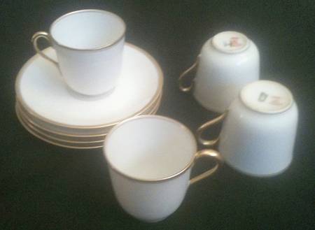 BWD49 Flat Demitasse Cup & Saucer Set