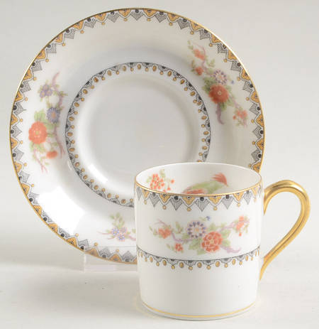 BWD5 Flat Demitasse Cup & Saucer Set