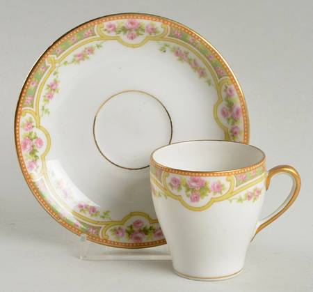 BWD87 Flat Demitasse Cup & Saucer Set