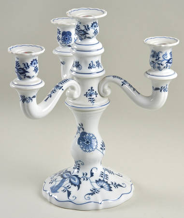 Blue Danube Four Light Candlestick