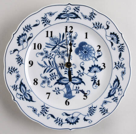 Blue Danube 1-2" depth  Clock Plate HC