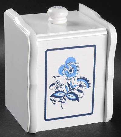 Blue Danube Small Wood Canister & Lid