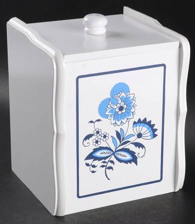 Blue Danube Large Wood Canister & Lid