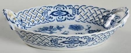 Blue Danube 7" Oval Sweet Meat Dish