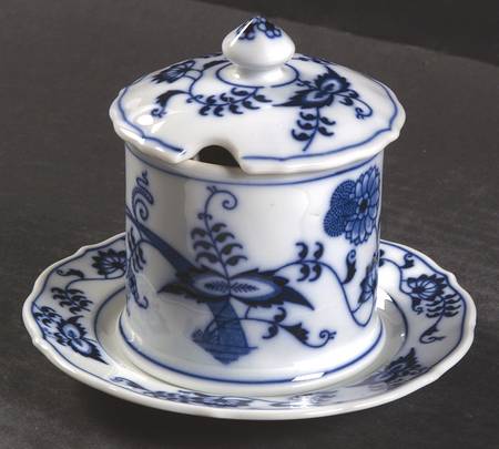 Blue Danube Jam/Jelly & Lid W/Underplate