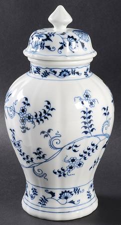 Blue Danube Medium Covered Vase
