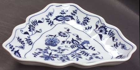 Blue Danube Triangle Candy Dish