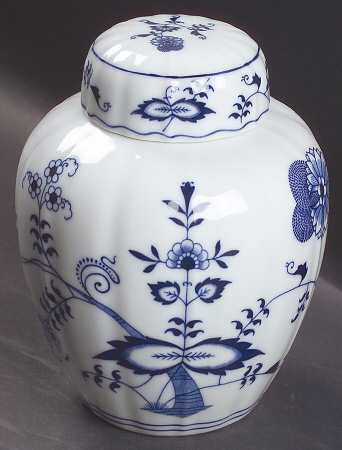Blue Danube Medium Ginger Jar & Lid