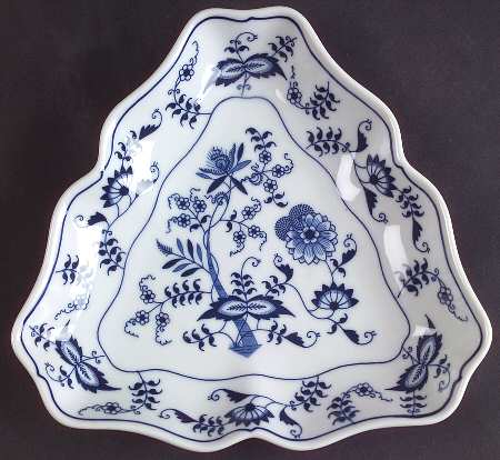 Blue Danube Triangular Pickle Dish