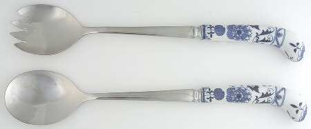 Blue Danube (2 Piece) Salad Set with Stainless Bowl