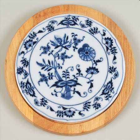 Blue Danube Wood Frame Trivet
