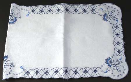 Blue Danube 12" x 68" Cloth Table Runner