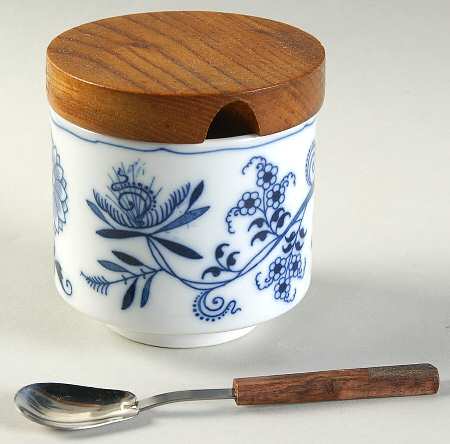 Blue Danube Jam/Jelly & Wood Lid W/Spoon