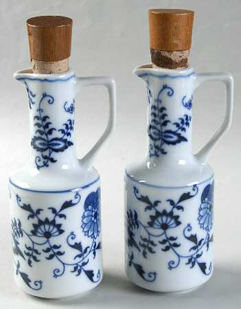 Blue Danube Set of 2 Cruets with Wood Stoppers