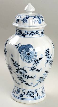 Blue Danube Covered Vase