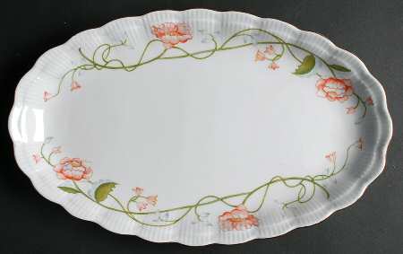 Trellis 13" Oval Serving Platter