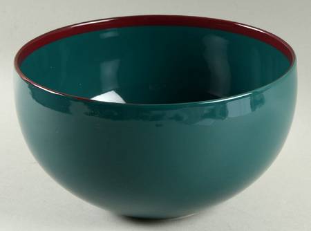 Optics Green Russet 7" Round Vegetable Bowl
