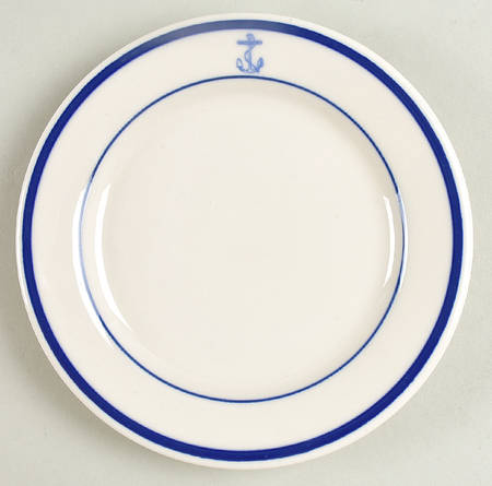 US Navy Mess Wardroom Officer Bread & Butter Plate