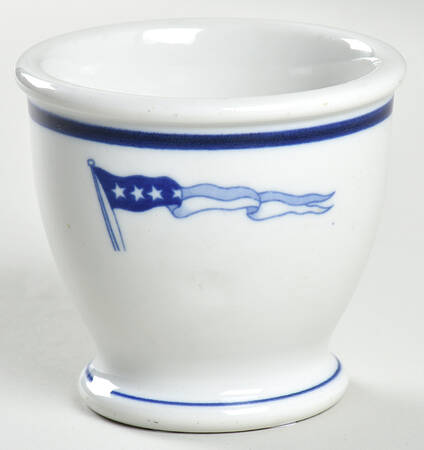 US Navy Mess Wardroom Officer Single Egg Cup