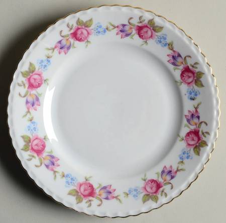 Flower Border Bread & Butter Plate