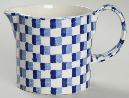 Chequers Blue Creamer