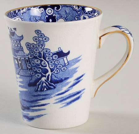 Willow Blue (Gold Trim) Mug