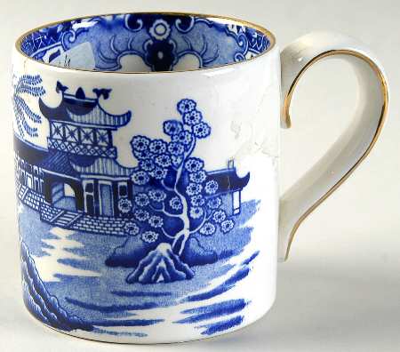 Willow Blue (Gold Trim) Mug