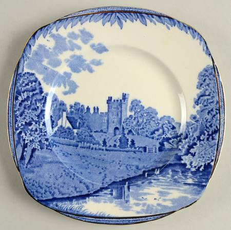Britain Beautiful Square Salad Plate