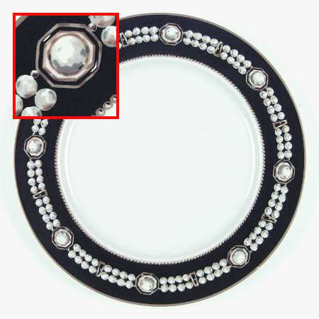 String of Pearls Dinner Plate