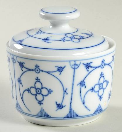 Indisch Blau Sugar Bowl & Lid