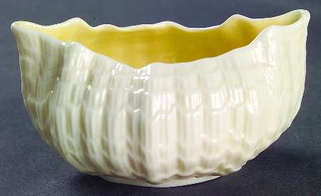 Tridacna Yellow (No Trim) Open Sugar Bowl