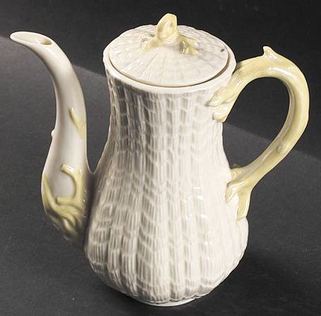 Tridacna Yellow (No Trim) Coffee Pot & Lid