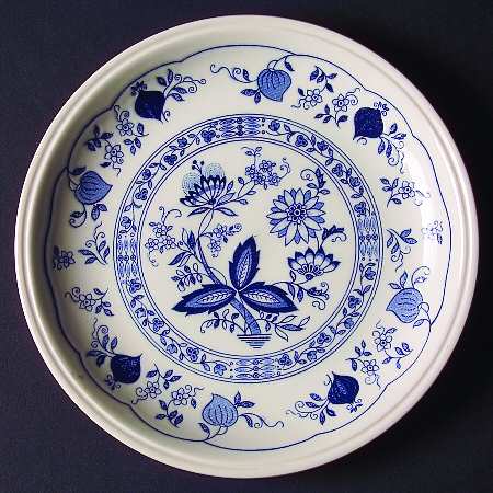 Blue Onion Bread & Butter Plate