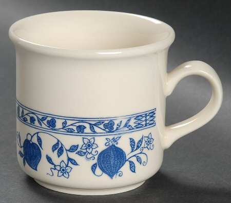 Blue Onion Flat Cup